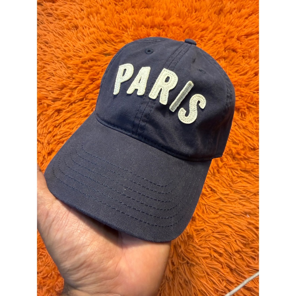 Mighty Fine Paris Navy Blue Cotton Adjustable Baseball Cap Dad Hat